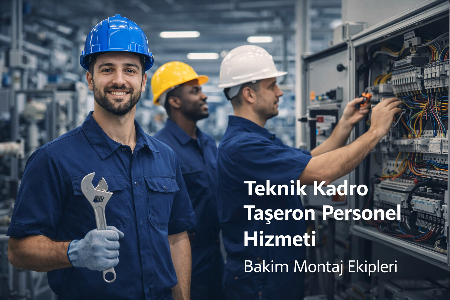Teknik kadro taşeron personel hizmeti bakım montaj ekipleri